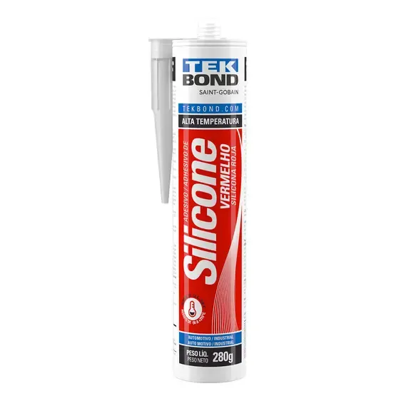 ADESIVO DE SILICONE ACETICO 280G ALTA TEMPERATURA
